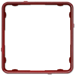 Рамка Jung CD Plus Красный металлик внутренняя 1 пост CDP81RTM