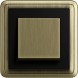 Рамка Gira Classix Бронза / Черный 1-постовая 0211622