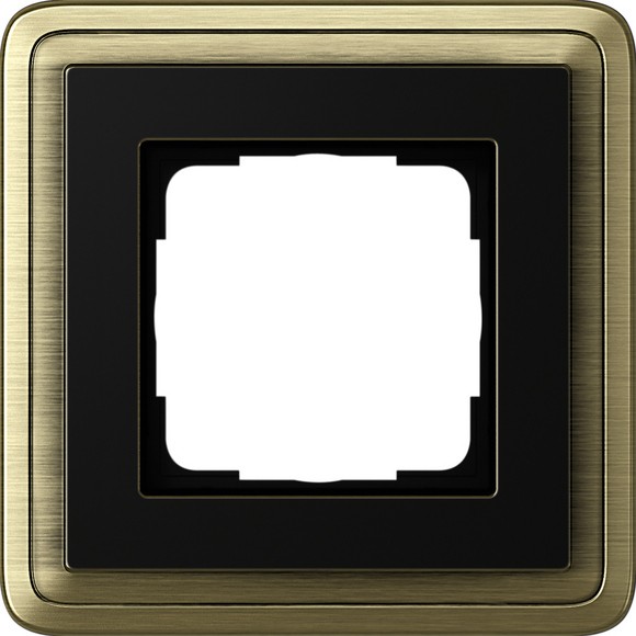 Рамка Gira Classix Бронза / Черный 1-постовая 0211622