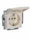 Розетка ABB Basic 55 слоновая кость SCHUKO 16А 250В с крышкой 2CKA002018A0351 20 EUK-92-507