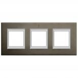 Рамка Bticino Axolute Квадрат Бронза 2+2+2 модуля HA4802M3HBR