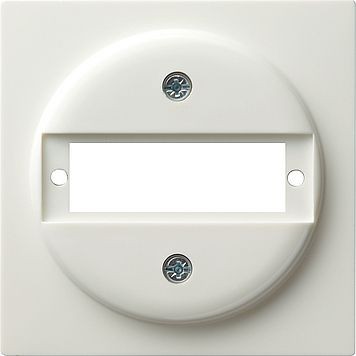 Накладка Gira S-color Белый для штепсельных разъемов D-subminiature 027840