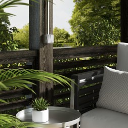 Выключатель двухклавишный влагозащищенный Gallant серебряный W5020206