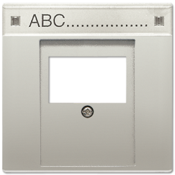 Крышка Jung LS серия сталь для розетки TAE ES2969TNA