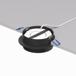 DK2090-BK Встраиваемый светильник FLAT, IP 20, до 15 Вт, GX53, LED, черный, алюминий