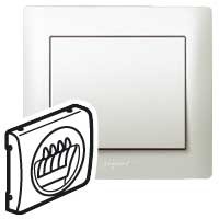 Лицевая панель Legrand Galea Life перламутр для двойной акустической pозетки 771525