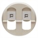 Лицевая панель розетки Legrand Celiane слоновая кость 2хRJ45 066236