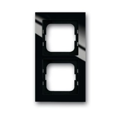Рамка ABB для монтажа заподлицо Axcent Черный 2 поста 2CKA001753A4127 1722-281/11