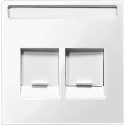 Центральная плата Merten M-серия белый для модул.штепсел.раз-в,2 пост. MTN4564-0319