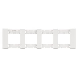 Рамка 4-ая цвет-белый матовый MEITON AA4802M4AW