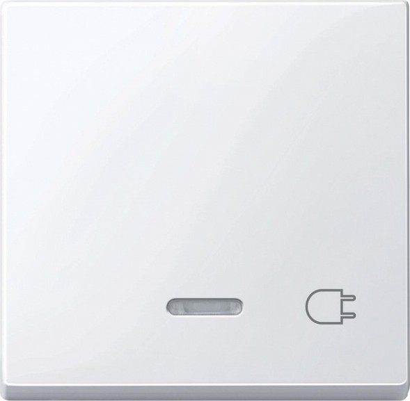 Клавиша Merten M-серия с световым индикатором, &quot;гнездо&quot; MTN435225