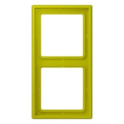 Рамка Jung Les Couleurs Le Corbusier Vert olive vif 2 поста LC9824320F