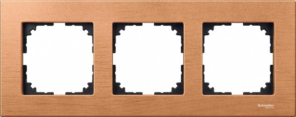 Рамка Merten M-Elegance Бук 3 поста MTN4053-3470