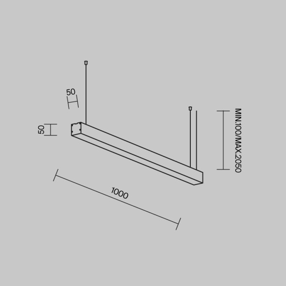 Линейный светильник Technical LL312027