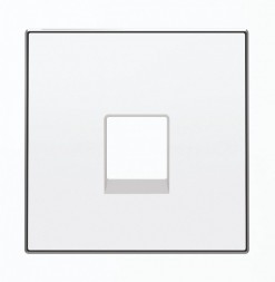 Накладка ABB Sky белый для телекоммуникационных розеток типа 8117... и/или 8118... 2CLA851700A1101 8517 BL