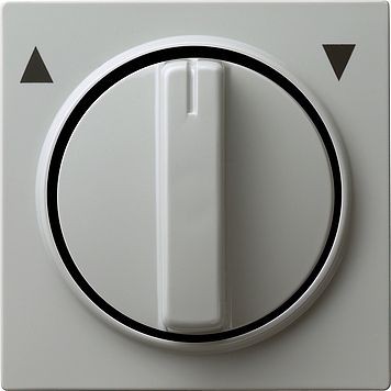 Накладка Gira S-color Серый с ручкой для жалюзи 066642