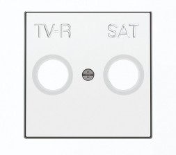 Накладка ABB Sky белый для TV-R/ SAT розетки 2CLA855010A1101 8550.1 BL