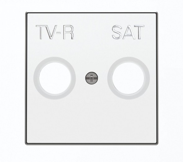 Накладка ABB Sky белый для TV-R/ SAT розетки 2CLA855010A1101 8550.1 BL