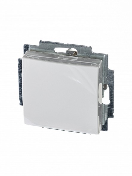 Розетка ABB Basic 55 альпийский белый SCHUKO 16А 250В с крышкой 2CKA002018A0350 20 EUK-94-507