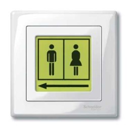 Комплект пленок Merten M-серия для механизма светодиодной сигнальной лампы ч/б MTN587095