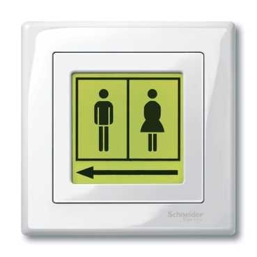 Комплект пленок Merten M-серия для механизма светодиодной сигнальной лампы ч/б MTN587095