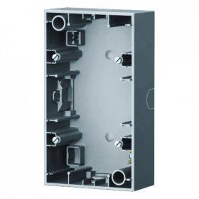 Коробка для наружного монтажа Berker K.5 стальной лак двухместная 10427004