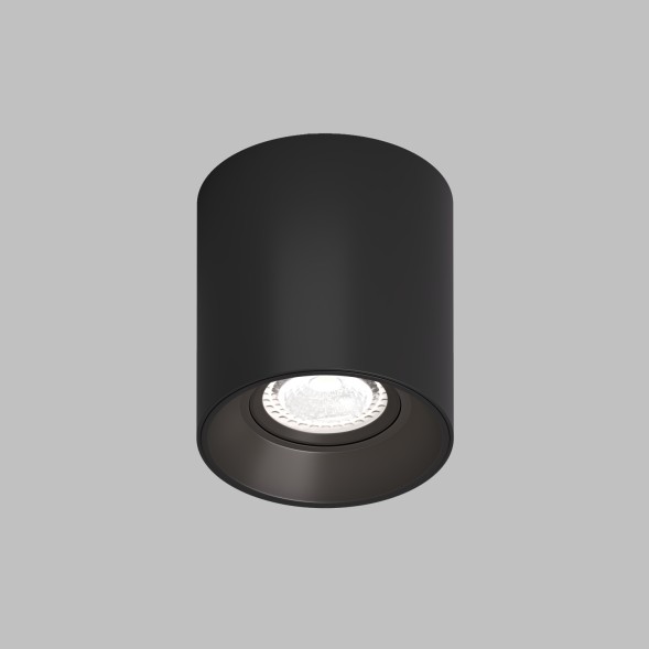 DK3040-BK Светильник накладной IP 20, 10 Вт, GU5.3, LED, черный, пластик