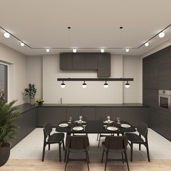 Трековый светильник SMART MOON DK8050-BK