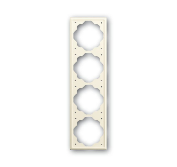 Рамка ABB Impuls Слоновая кость 4 поста 2CKA001754A4315 1724-72