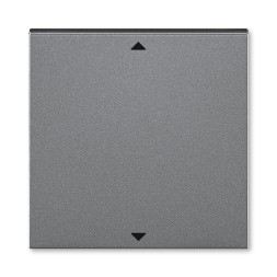 Управляющий элемент ABB Levit сталь / дымчатый чёрный Busch-Jalousiecontrol®II с маркировкой 2CHH700110A4069 3299H-A00110 69