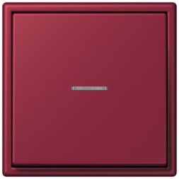 Клавиша Jung Les Couleurs® Le Corbusier le rubis для выключателя/кнопки с окошком для подсветки LC990KO54320M