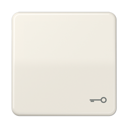 Клавиша Jung CD серия бежевая для 1-я с символом &quot;КЛЮЧ&quot; CD590BFT