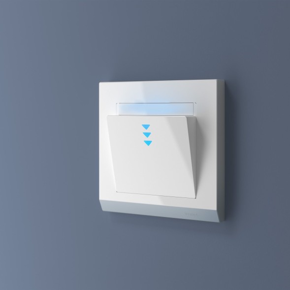 Рамка из поликарбоната на 1 пост Stark белый Werkel W0011801