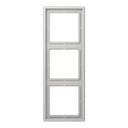 Рамка Jung LS 990 Светло-серый 3 поста LS983LG