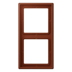 Рамка Jung Les Couleurs Le Corbusier Terre sienne brique 2 поста LC9824320D