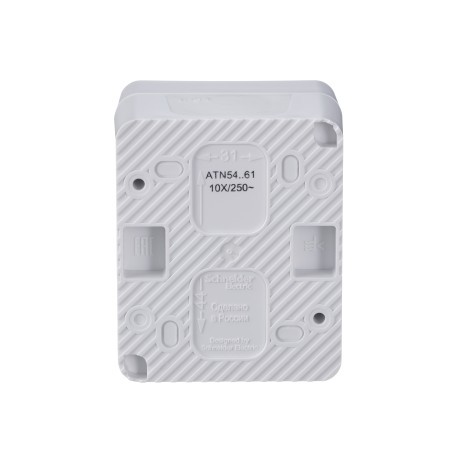 ATN540161 Atlasdesign Profi54 О/У 1-клавишный ПЕРЕКЛЮЧАТЕЛЬ 10 АХ, БЕЛЫЙ Schneider Electric