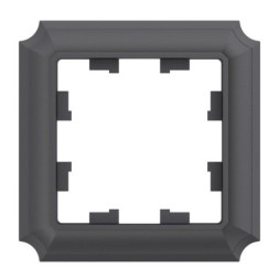 ATN101401 1-постовая РАМКА БАЗАЛЬТ, AtlasDesign Antique Schneider Electric
