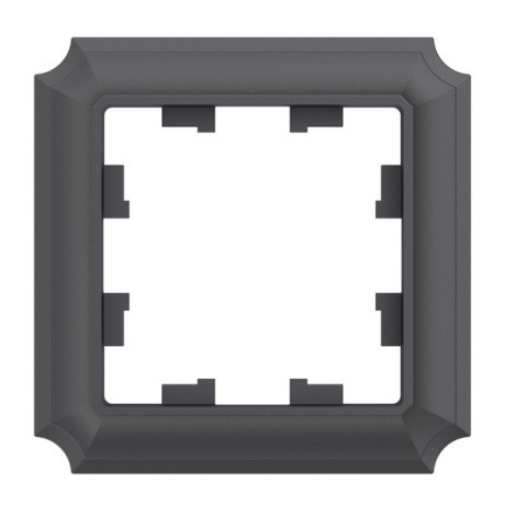 ATN101401 1-постовая РАМКА БАЗАЛЬТ, AtlasDesign Antique Schneider Electric