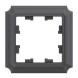 ATN101401 1-постовая РАМКА БАЗАЛЬТ, AtlasDesign Antique Schneider Electric
