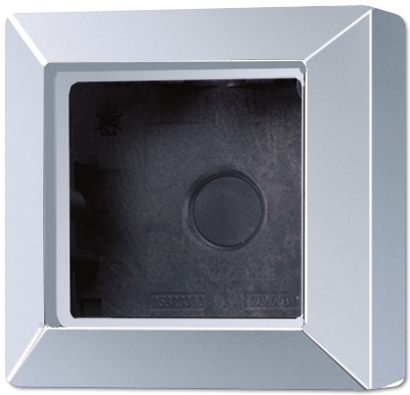 Коробка для накладного монтажа Jung AS 500 алюминий 1-ая AS581AAL