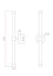 Настенный светильник (бра) Freya FR6108WL-L10G