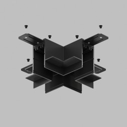 TR2114-BK Коннектор трека SMART для ГКЛ , \&amp;quot;X\&amp;quot; образный, механический , черный