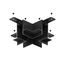 TR2114-BK Коннектор трека SMART для ГКЛ , \&amp;quot;X\&amp;quot; образный, механический , черный