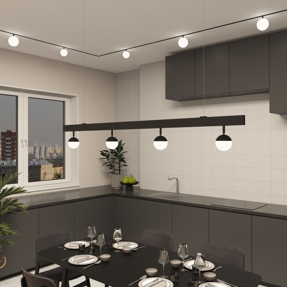 Трековый светильник SMART MOON DK8051-BK