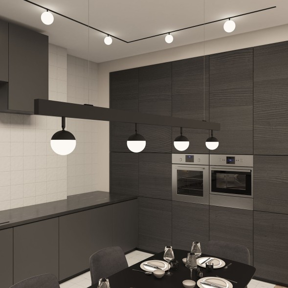 Трековый светильник SMART MOON DK8051-BK