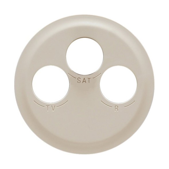 Лицевая панель розетки Legrand Celiane слоновая кость TV/FM/SAT 066233
