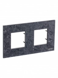 Рамка ABB Zenit Натуральный сланец 2 поста 2CLA227200N2201 N2272 PZ