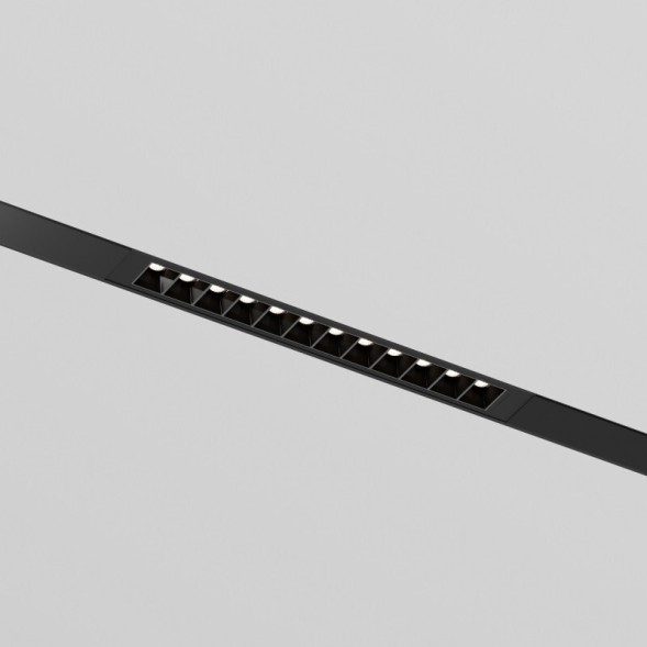 Трековый линейный светильник SIMPLE GRILL DK8101-BK