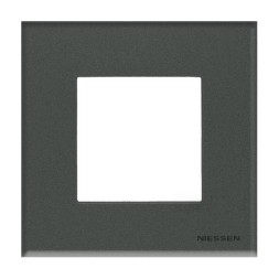 Рамка ABB Zenit Графит 1 пост 2CLA227100N3801 N2271 CF