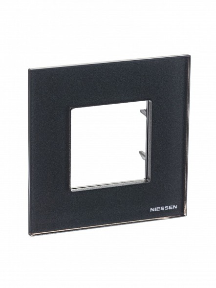 Рамка ABB Zenit Графит 1 пост 2CLA227100N3801 N2271 CF